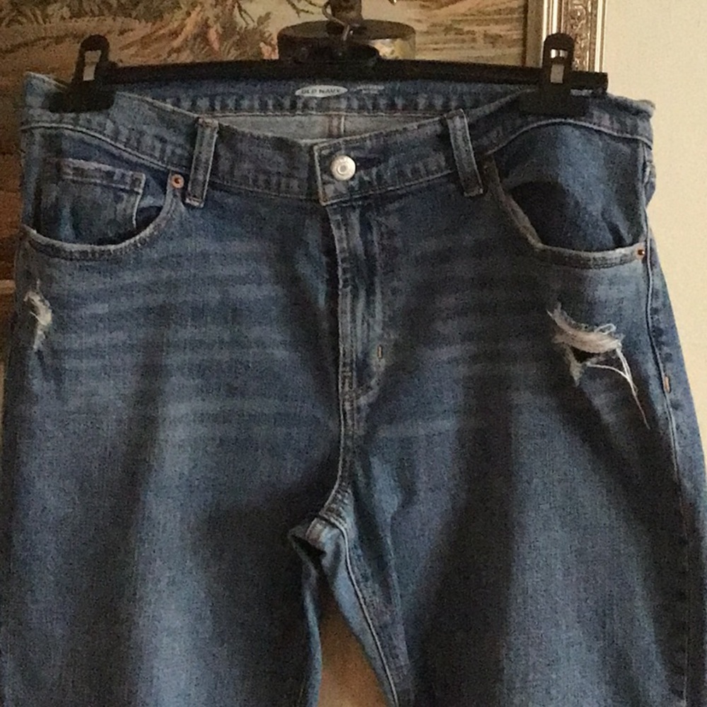 OLD NAVY BOYFRIEND MID RISE JEANS - Picture 4 of 8